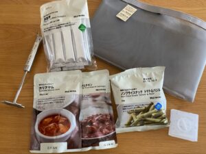 【無印】便利ものバッグインバッグ等と美味しいもの