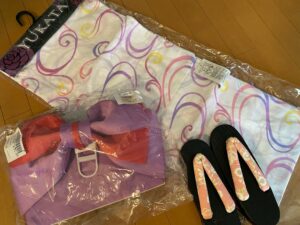【浴衣】3点セットの浴衣ガチャ