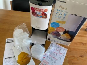 【イオン】電動ふわふわとろ雪かき氷器　レビュー