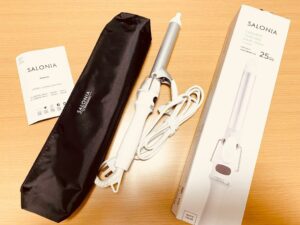 【美容】サロニアカールアイロン25㎜