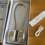 【ネックバンドファンフレックス】羽なし首かけ扇風機ダンスーン